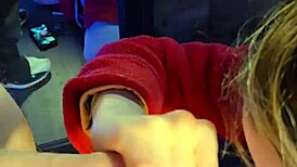 this cocksucking milf drops to her knees for a hard fuck until creampie