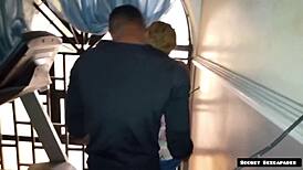 gym instructor seduced by big ass 45-year-old client fucking her horny pussy with bbc