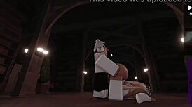 Hot blonde gets this huge cock in action