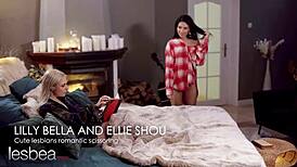 Petite European Lesbians Scissoring And Cumming