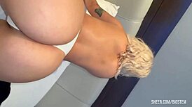 I pound curvy Latina college friend POV hard