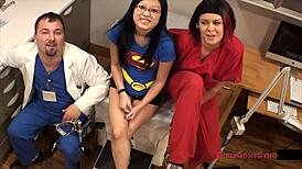 super hero mina poisoned by kryptonite condom needs saving from doctor in tampa girlsgonegyno reup 😏