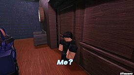 From pov, monster cock fucking this slut's big ass in glory hole, thrilling