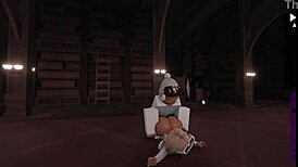 Hot blonde gets this huge cock in action