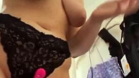 Woman Pleasuring Herself Outdoors in Public View