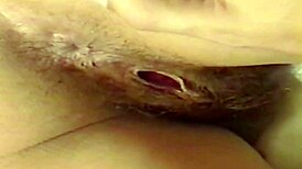 Check out my wife's hairy pussy and ass before fucking