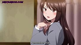 Busty milf gets hard fucked and cumshot, subtitled 😍