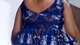 mirelladelicia rips clothes off in custom bbw striptease for big ass reveal 😍