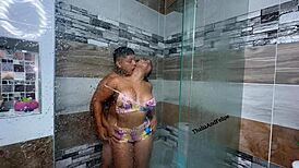 Latina with big natural tits gets fucked