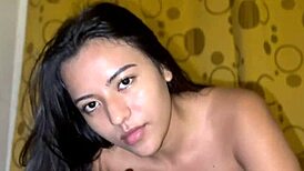 latina amateur gets creampie in first time pov fucking