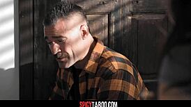 perv stepdad fucks his naughty stepsons girlfriend from behind