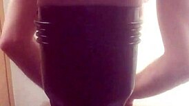 I fuck my fleshlight toy hard