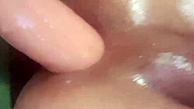 Watch that tight shemale play with a huge 11 inch dildo!