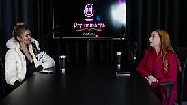 Is This The Compilation Of Jhocy In Podcast Preliminares With Bia Hot On Sheer Red?