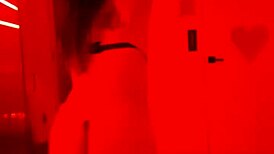 Miriam Dances Seductively Before Passionate Hotel Encounter.