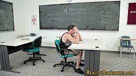 Asian teen GETS FACIAL in hardcore action