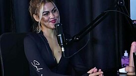 Is This The Compilation Of Jhocy In Podcast Preliminares With Bia Hot On Sheer Red?