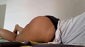 Latina Puta Masturbates with Wet Pussy-Scented Panties