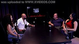 Car ride turns into group sex with trans and man.