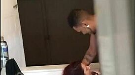 joao gets a naughty blowjob on the balcony for neighbors to watch 😏👀