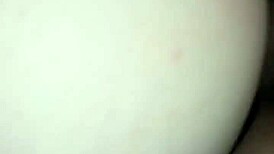 Fucking my girlfriend nicely in a thong outdoors, so sexy and public