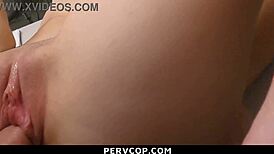 Troublemaker teen works on pleasuring the loss prevention officer