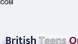 Hot british teen 18+ gets spitroasted