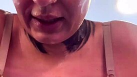 Influencer famous doesn't notice gym training in thong, bodybuilders stare at her wet pussy dripping down legs