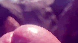 Feeling so exposed and excited during public masturbation with piss-loaded cock.