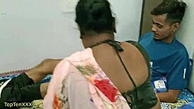 INDIAN BENGALI VILLAGE BHABHI GETS INTENSE SEX WITH NAUGHTY DEVAR, MONSTER COCK POUNDING HER PUSSY HARD