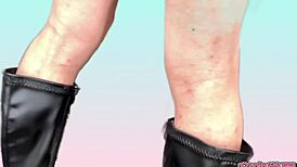 Am I masturbating in miniskirt boots and polka dot panties, Secretgakuen?