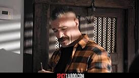 perv stepdad fucks his naughty stepsons girlfriend from behind