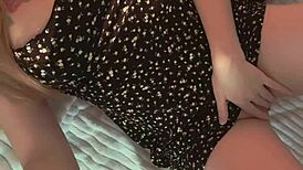 in this homemade scene, a beautiful sexy girl fingers her pussy to orgasm