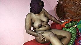 I played chocolate taste game with desi bhabhi and her huge tits.