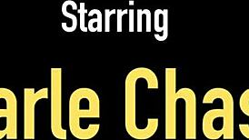 charlee chase rubs her clit with toy in cunt