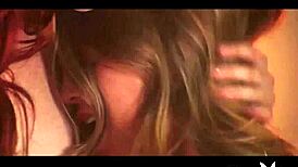 Horny Petite Lesbians Kiss and Finger!