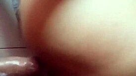 Having Fun With A Little Friend, Fucking Her Pussy, Spanking That Big Ass, And Creampie Inside