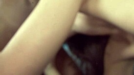 Hairy Teen Faith Leone Feels Intense Pleasure from Black Cock Pussy Creampie