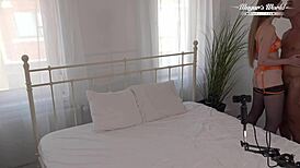 Behind the Scenes Alice Maze Gets Anal Creampie