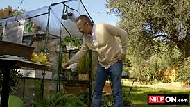 Sexy big tit blonde milf jenna starr fucked in garden by diego perez 😍