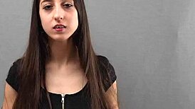 Vanesa Merino Subtly Sucks an Older Man's Cock During Casting