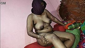 I played chocolate taste game with desi bhabhi and her huge tits.