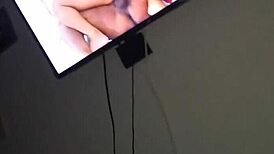 Making My Cuckold Watch My Videos Fucking With Black Friend And Making Him Cum In Amazon Position!