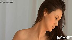 Watch this vanilla legal age teen in softcore masturbation with toys