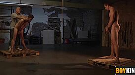 why does sebastian like tying strings around his big balls and uncut penis?