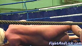 Glam Babes Wrestle and Finger Each Other Fiercely!