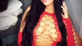 Horny british slut plays with dildo