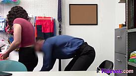 i saw her get bent over and penatrated in the shop