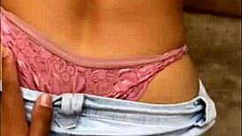 Young 18-year-old boldly lets her tight ass get broken in a homemade bet, loving to cheat on her boyfriend intensely.