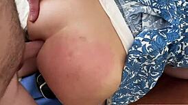 AMATEUR WIFE ANAL TO PUSSY CREAMPIE - homemade